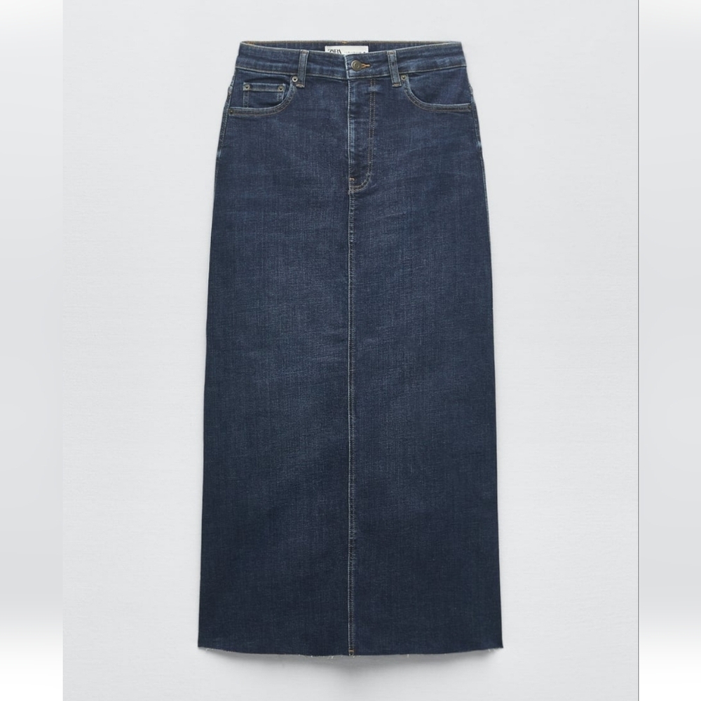 Women's Denim Maxi Skirt